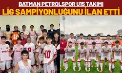 Batman Petrolspor U15 Takımı Lig Şampiyonluğunu İlan Etti