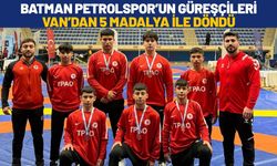 Batman Petrolspor’un Güreşçileri Van’dan 5 Madalya ile Döndü