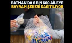 Batman’da 6 Bin 600 Aileye Bayram Şekeri Dağıtılıyor