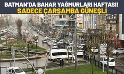 Batman’da Bahar Yağmurları Haftası! Sadece Çarşamba Güneşli