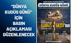 Batman’da “Dünya Kudüs Günü” İçin Basın Açıklaması Düzenlenecek