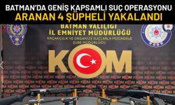 Batman’da Geniş Kapsamlı Suç Operasyonu: Aranan 4 Şüpheli Yakalandı