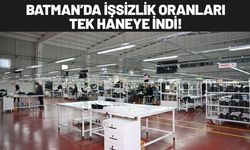 Batman’da İşsizlik Oranları Tek Haneye İndi!