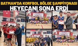 Batman’da Korfbol Bölge Şampiyonası Heyecanı Sona Erdi