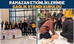 Batman’da Ramazan Etkinliklerinde Sağlık Standı Kuruldu