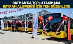 Batman’da Toplu Taşımada Bayram Alışverişi İçin Yeni Düzenleme