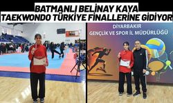 Batmanlı Belinay Kaya Taekwondo Türkiye Finallerine Gidiyor