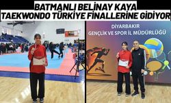 Batmanlı Belinay Kaya Taekwondo Türkiye Finallerine Gidiyor