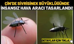 Çin’de Sivrisinek Büyüklüğünde İnsansız Hava Aracı Tasarlandı!