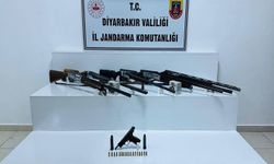 Diyarbakır'da kaçak silah operasyonu