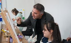 Down Sendromlu Çocuklar Sanatla Buluştu