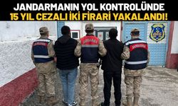 Jandarmanın Yol Kontrolünde 15 Yıl Cezalı İki Firari Yakalandı!