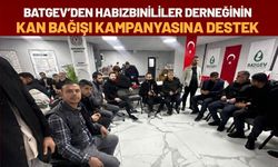 BATGEV’den Habızbınililer Derneğinin Kan Bağışı Kampanyasına Destek