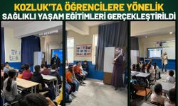 Kozluk’ta Öğrencilere Yönelik Sağlıklı Yaşam Eğitimleri Gerçekleştirildi