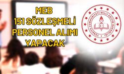 MEB 151 Sözleşmeli Personel Alımı Yapacak: Başvurular Başladı