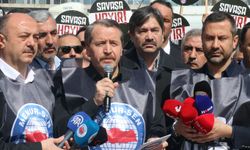 Memur-Sen'den ABD Büyükelçiliği önünde 'Savaşa Hayır' eylemi