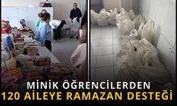 Minik Öğrencilerden 120 Aileye Ramazan Desteği