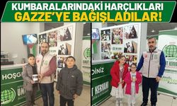 Kumbaralarındaki Harçlıkları Gazze’ye Bağışladılar!