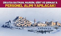 DİKA'da Batman, Mardin, Siirt ve Şırnak’a Personel Alımı Yapılacak!