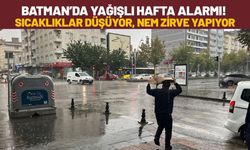 Batman’da Yağışlı Hafta Alarmı! Sıcaklıklar Düşüyor, Nem Zirve Yapıyor