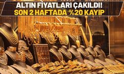 Altın Fiyatları Çakıldı! Son 2 Haftada %20 Kayıp