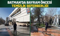 Batman’da Bayram Öncesi Temizlik Seferberliği