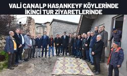 Vali Canalp Hasankeyf Köylerinde İkinci Tur Ziyaretlerinde