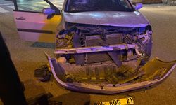 Eski Tekel Kavşağı’nda Maddi Hasarlı Trafik Kazası