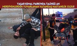 Yaşar Kemal Parkı'nda Talihsiz An: Merdivenlerden Yuvarlanan Vatandaş Hastanelik Oldu!