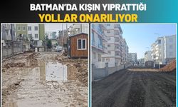 Batman’da Kışın Yıprattığı Yollar Onarılıyor