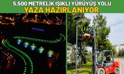 5.500 Metrelik Işıklı Yürüyüş Yolu Yaza Hazırlanıyor