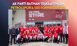 AK Parti Batman Teşkilatı’ndan Petrolspor’a 500 Formalı Destek