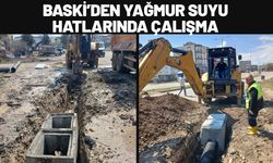 BASKİ’den Yağmur Suyu Hatlarında Çalışma