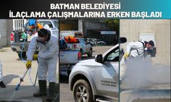 Batman Belediyesi İlaçlama Çalışmalarına Erken Başladı