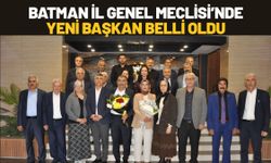 Batman İl Genel Meclisi’nde Yeni Başkan Belli Oldu