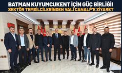Batman Kuyumcukent İçin Güç Birliği! Sektör Temsilcilerinden Vali Canalp’e Ziyaret