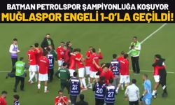 Batman Petrolspor Şampiyonluğa Koşuyor: Muğlaspor Engeli 1-0’la Geçildi!