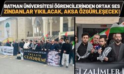 Batman Üniversitesi Öğrencilerinden Ortak Ses: "Zindanlar Yıkılacak, Aksa Özgürleşecek!"