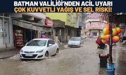 Batman Valiliği’nden Acil Uyarı: Çok Kuvvetli Yağış ve Sel Riski!