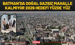 Batman’da Doğal Gazsız Mahalle Kalmıyor: 2026 Hedefi Yüzde Yüz