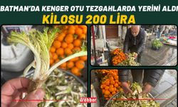 Batman’da Kenger Otu Tezgahlarda Yerini Aldı: Kilosu 200 Lira