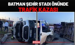 Batman Şehir Stadı Önünde Trafik Kazası