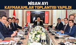 Batman’da Nisan Ayı Kaymakamlar Toplantısı Yapıldı