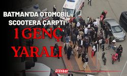 Batman'da Otomobil Scootera Çarptı: 1 Genç Yaralı