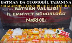 Batman’da Otomobil Tabanına Zulalanmış Uyuşturucu Ele Geçirildi