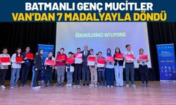 Batmanlı Genç Mucitler Van’dan 7 Madalyayla Döndü