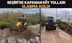 Beşiri’de Kapanan Köy Yolları Ulaşıma Açıldı