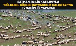 Batman, 16 İlin Katılımıyla "Bölgesel Göçebe Hayvancılık Çalıştayı"na Ev Sahipliği Yapacak