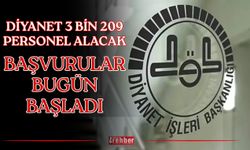 Diyanet 3 Bin 209 Personel Alacak: Başvurular Bugün Başladı