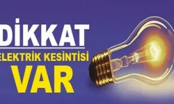 Altınkaya, Çankaya, Keçiören, Yenimahalle, Mamak, Gölbaşı ve Mamak'ta elektrik kesintileri yaşanacak
